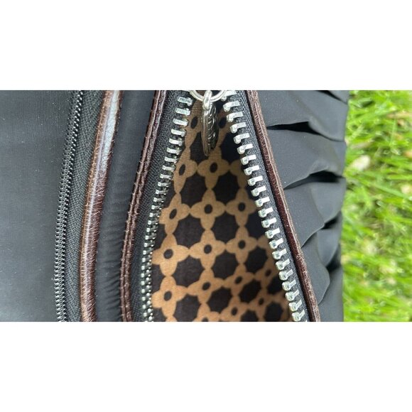 Brighton  Jewelry  Shoulder Handbag New Gold Plush Nylon Bag Designer Purse Glam - Picture 4 of 6